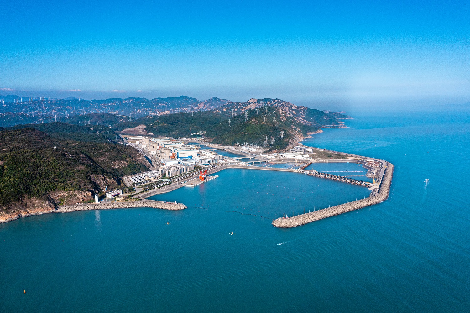 陽(yáng)江核電廠區(qū)全景圖